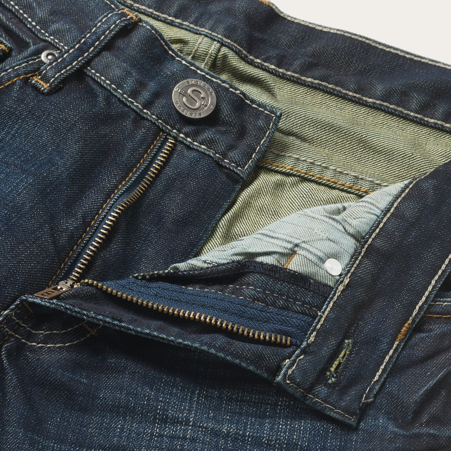 STETSON 1312 Low-Rise Bootcut Jeans