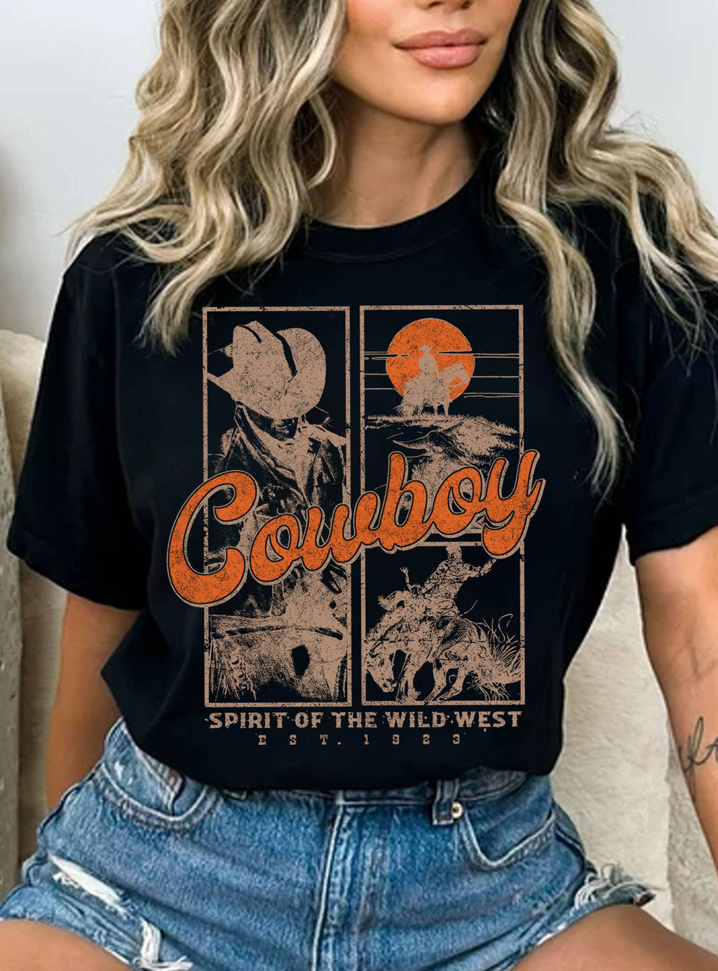 COWBOY WILD WEST GRAPHIC TSHIRTS
