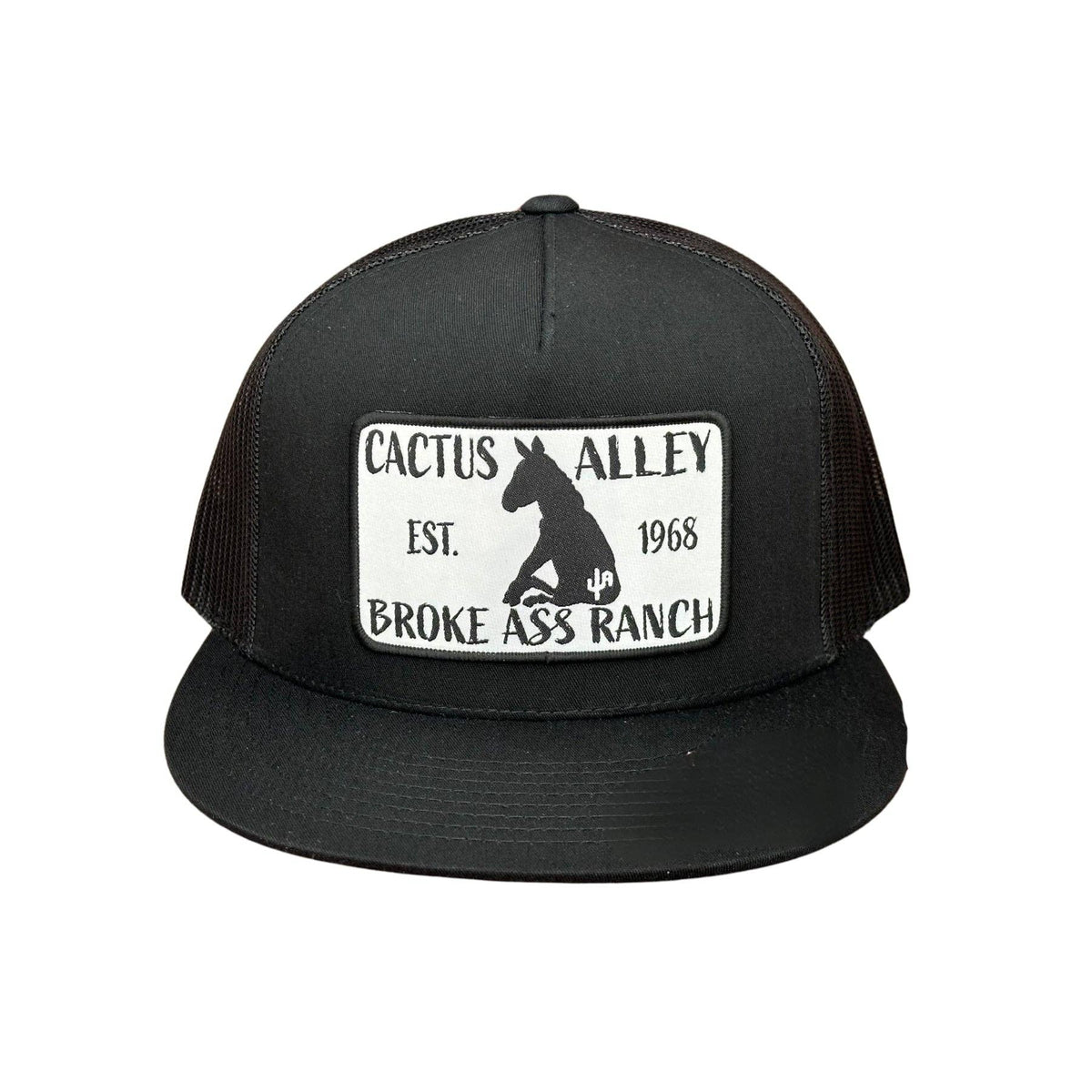 "Donkey" - 6006 Black/ Black Mesh, Snapback Cap (2024)