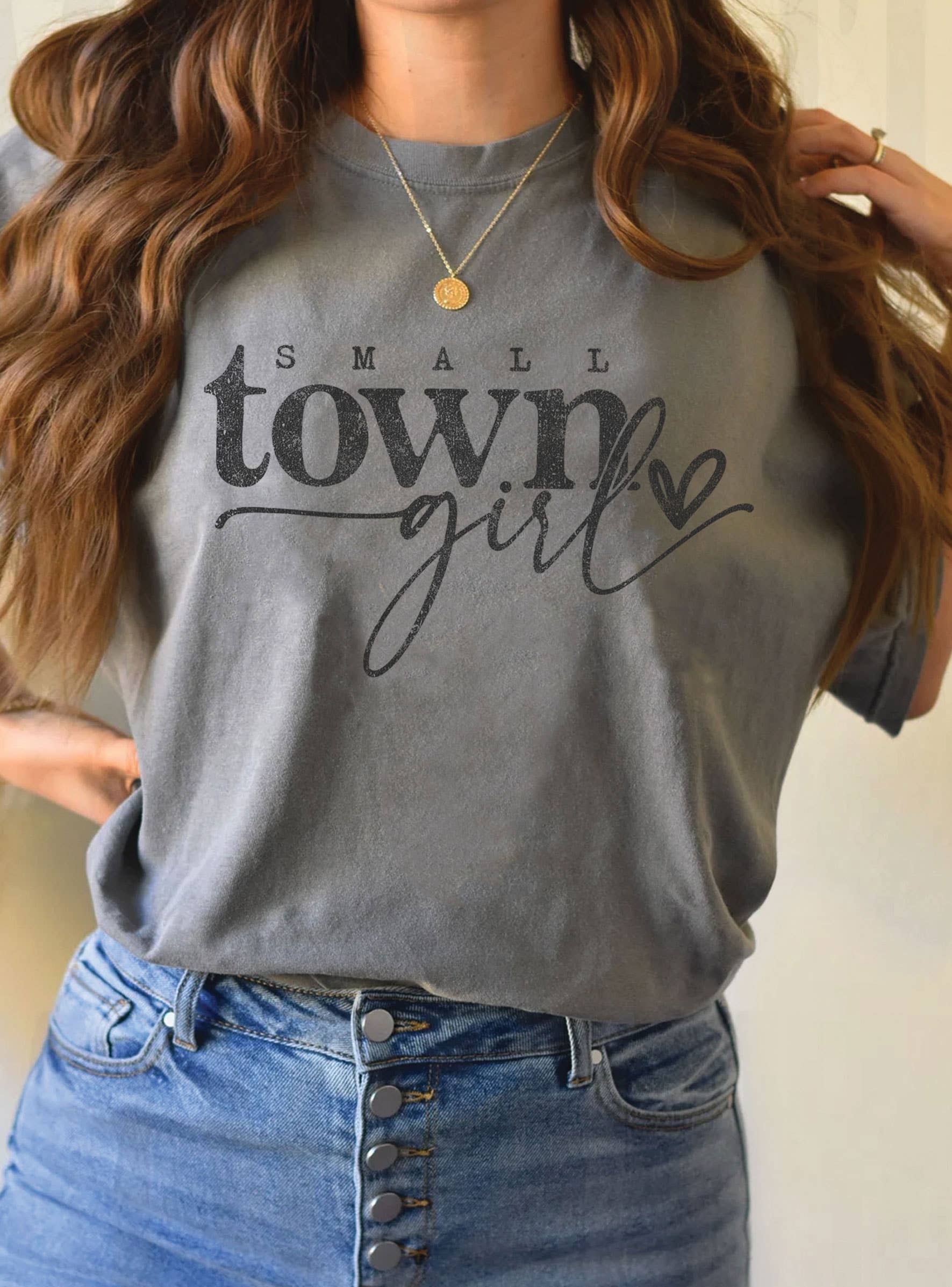 SMALL TOWN GIRL GRAPHIC TSHIRTS