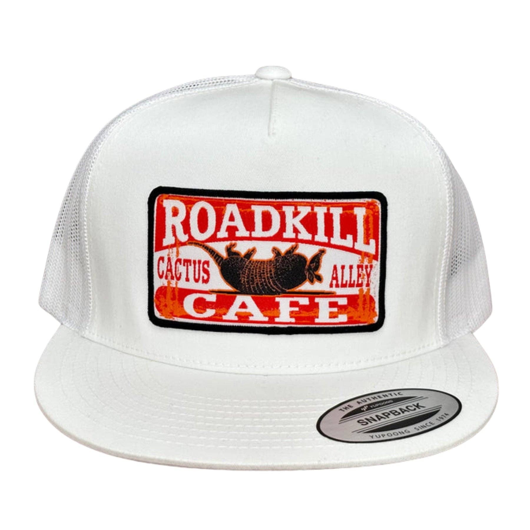 "Roadkill" - 6006 White/ White Mesh, Snapback Cap (WESA JAN 2024)