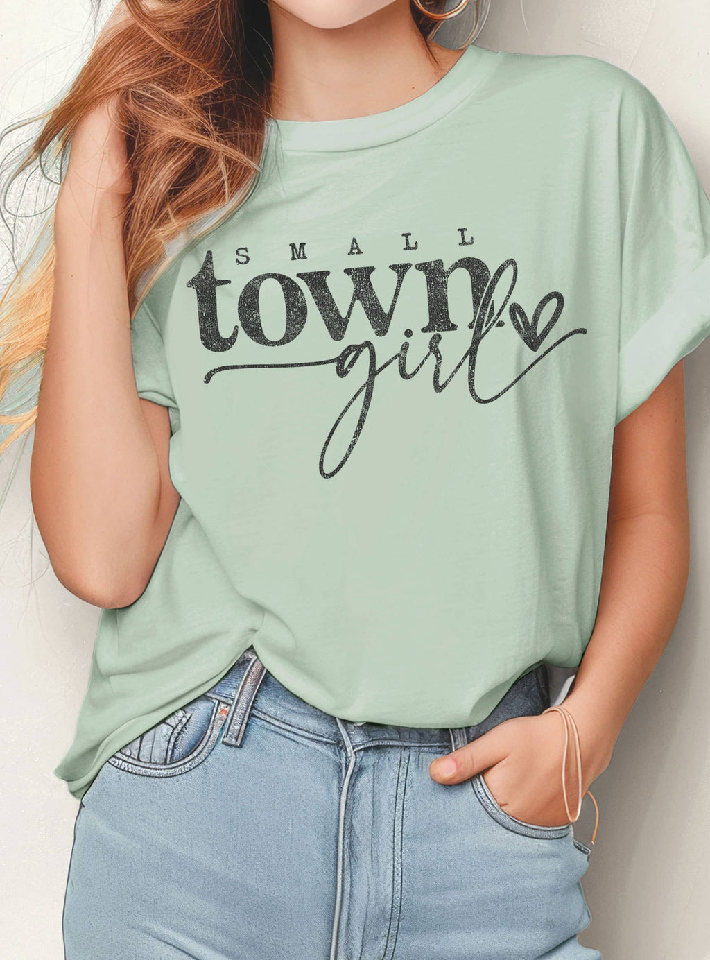 SMALL TOWN GIRL GRAPHIC TSHIRTS