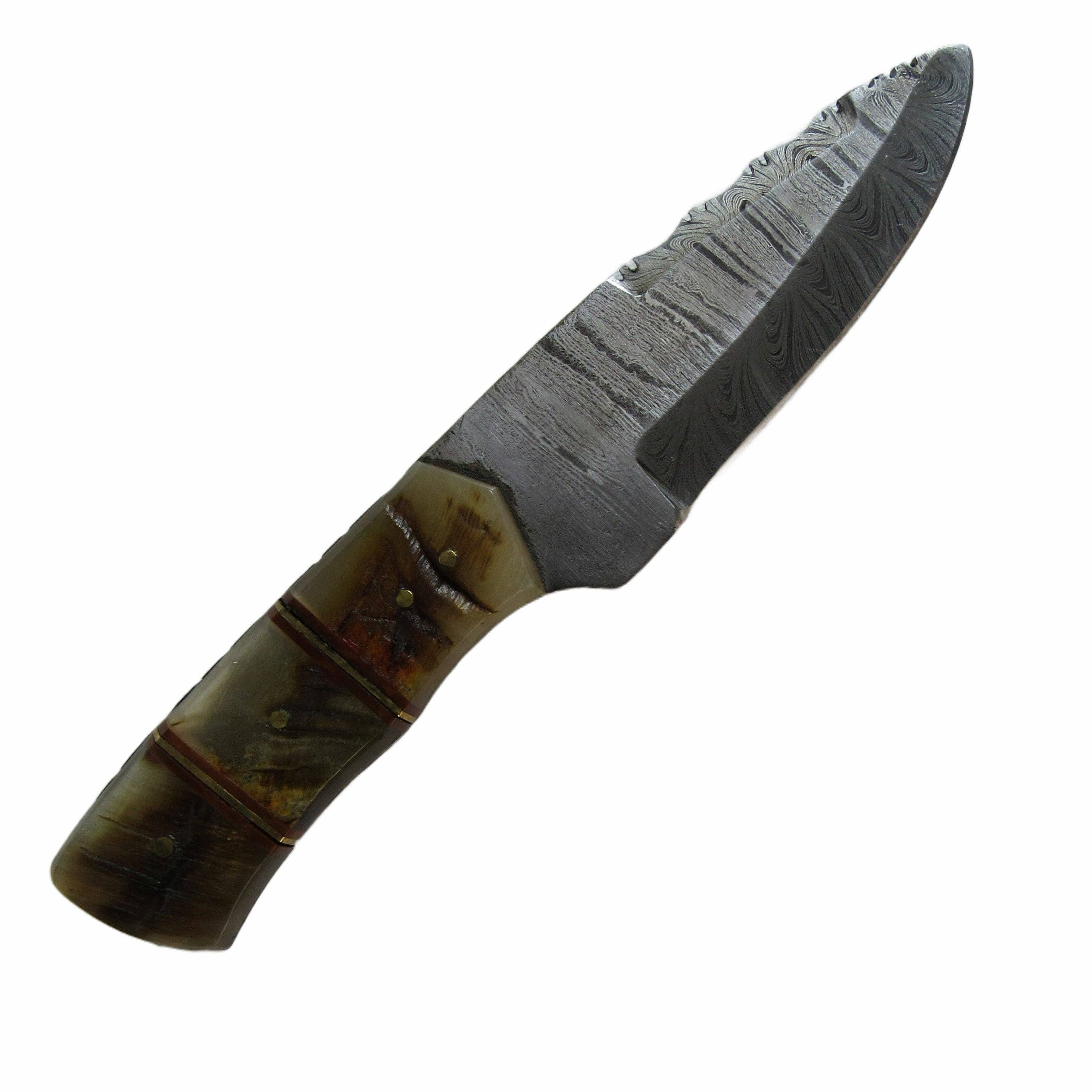 Pronghorn Hunting Knife - Fixed Blade - Damascus Steel
