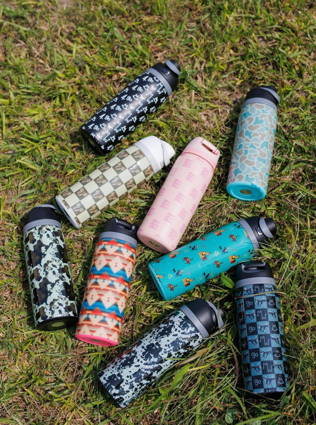 Black Brand Stainless Steel Water Bottle