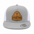 The Stockyard Ranchwear Signature SnapBack - grey and white