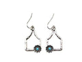Western Cut Out Cattle Tag Earring