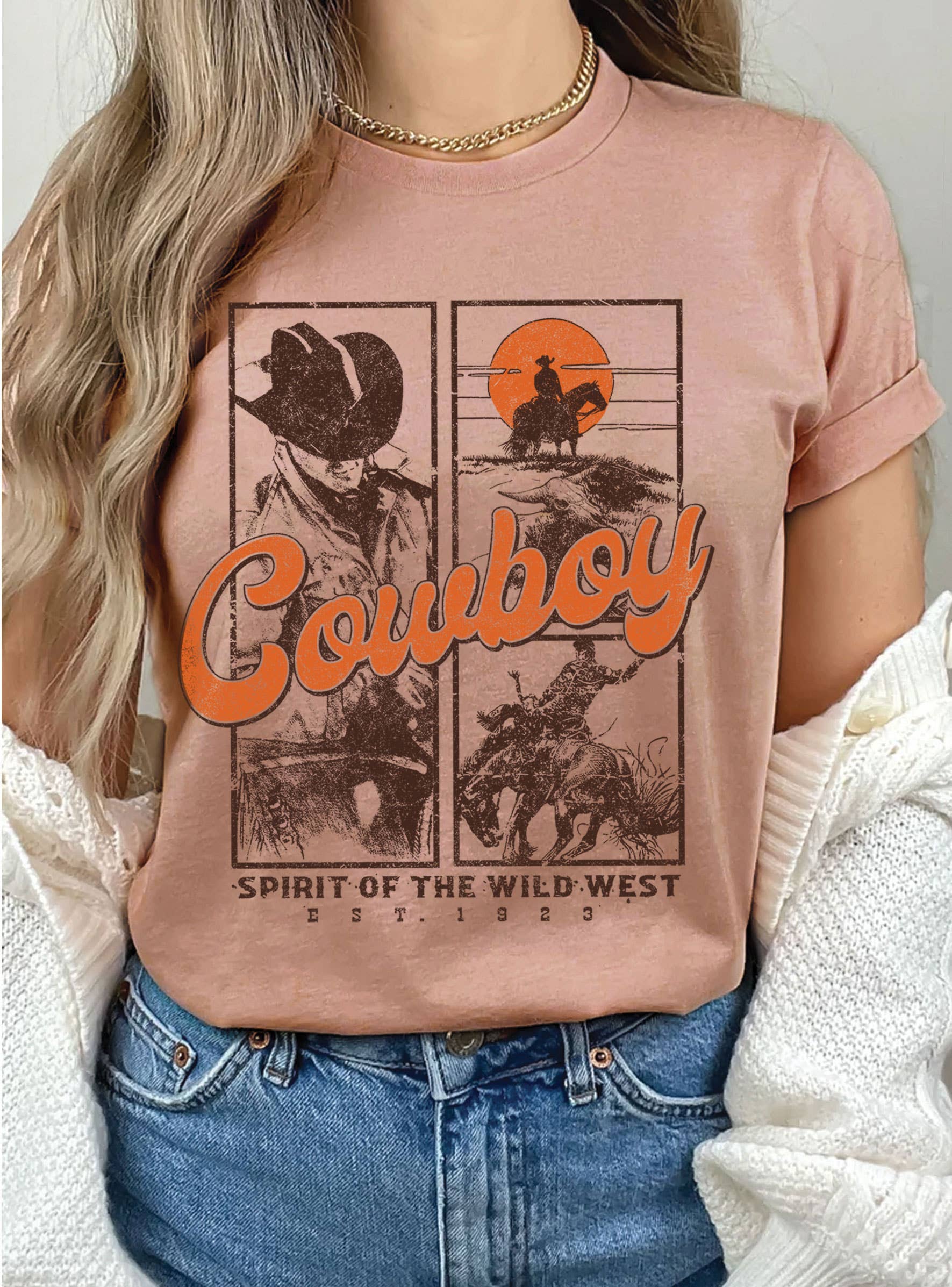 COWBOY WILD WEST GRAPHIC TSHIRTS