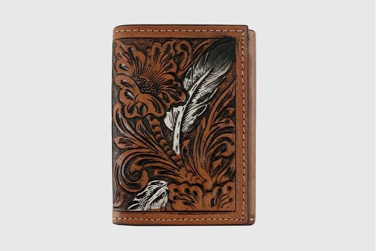 Floral Tri-Fold Wallet