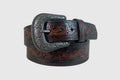 Mens Dark Floral Belt
