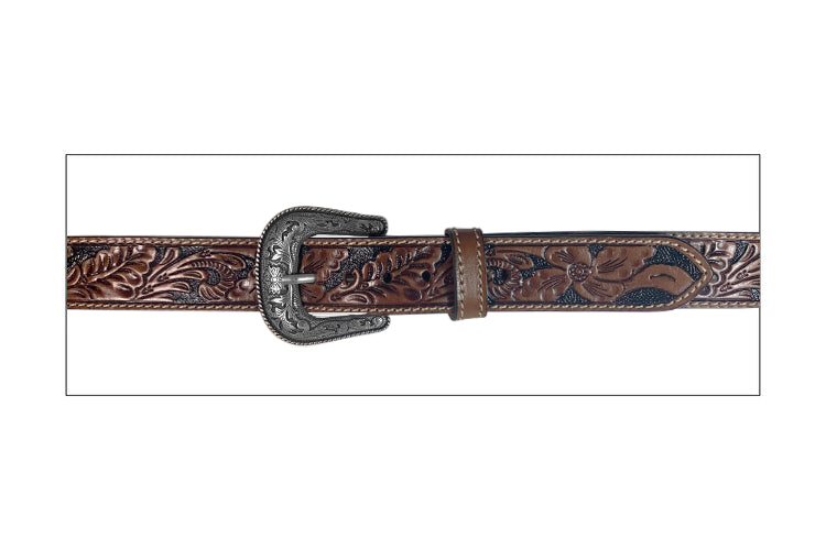 Mens Floral Belt