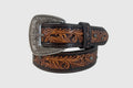Womens Dark Floral Belt