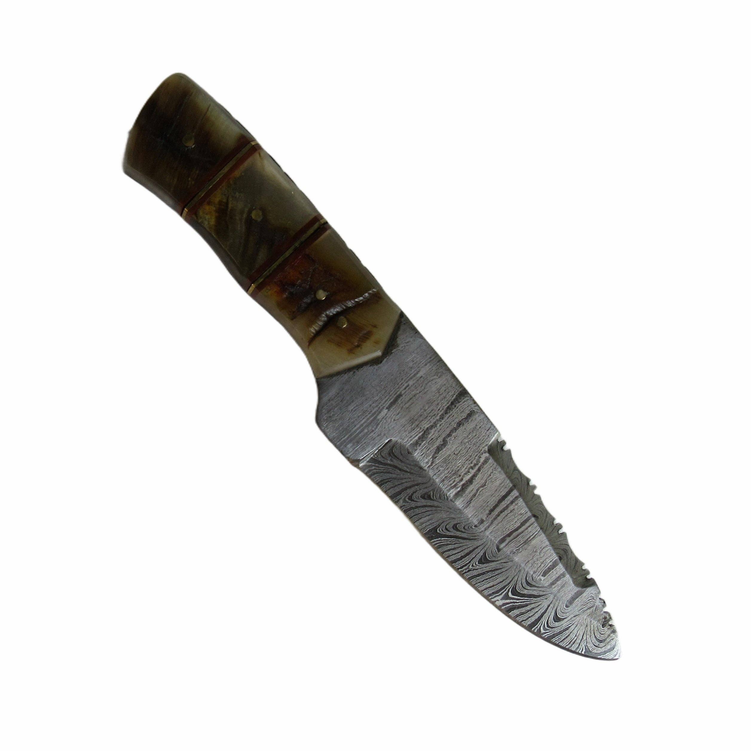 Pronghorn Hunting Knife - Fixed Blade - Damascus Steel
