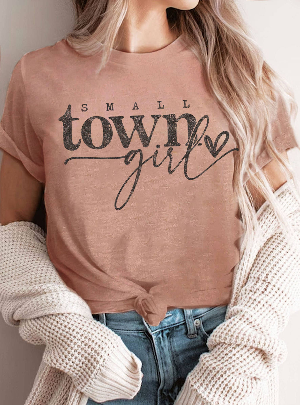 SMALL TOWN GIRL GRAPHIC TSHIRTS