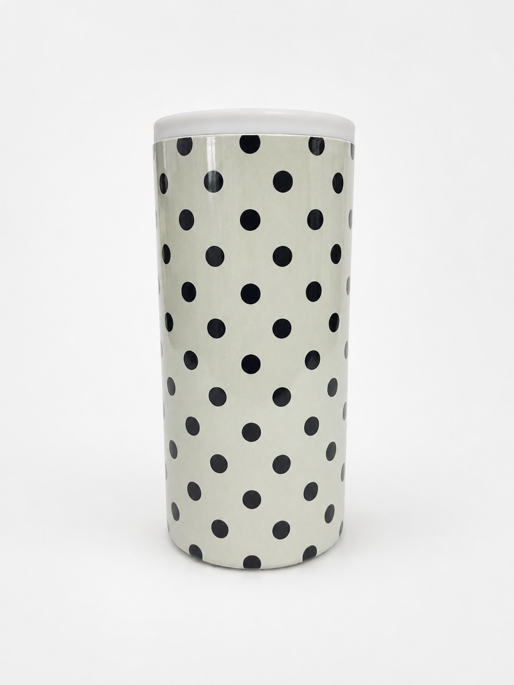 Hard Cooling Can in Cream Polka Dot