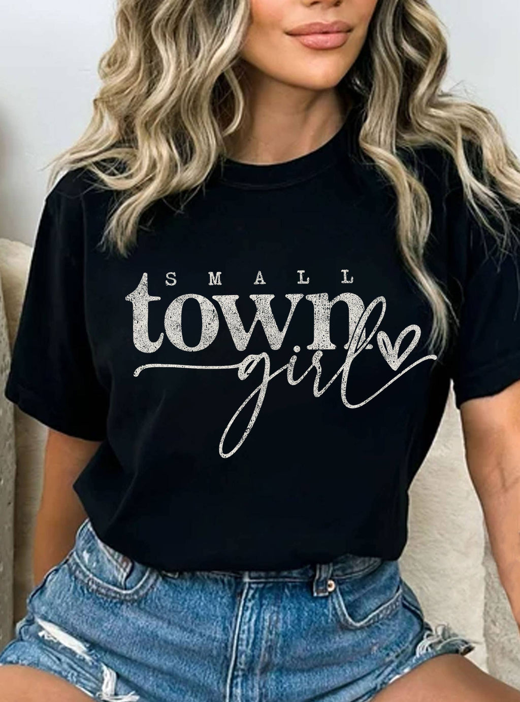 SMALL TOWN GIRL GRAPHIC TSHIRTS