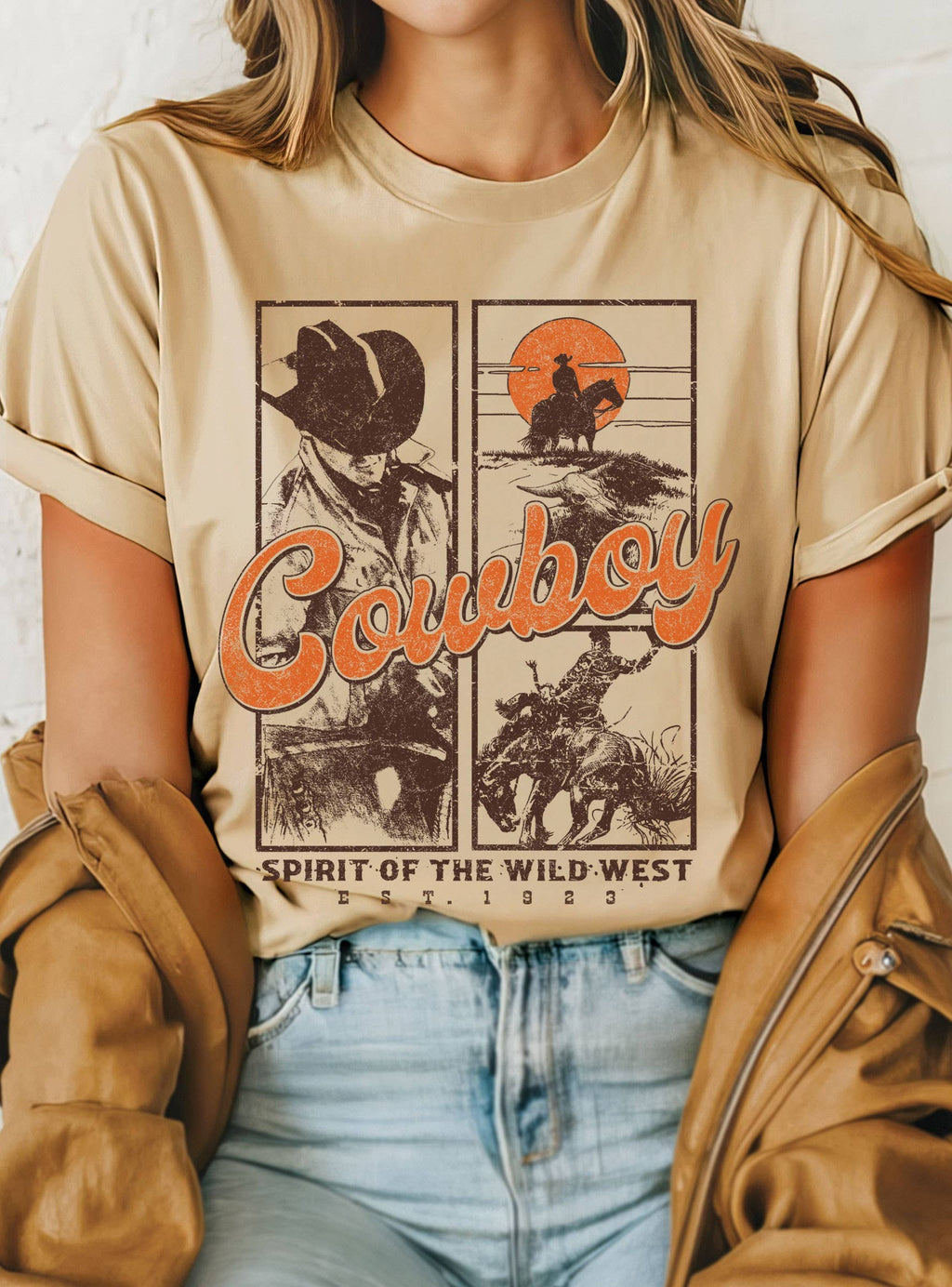 COWBOY WILD WEST GRAPHIC TSHIRTS