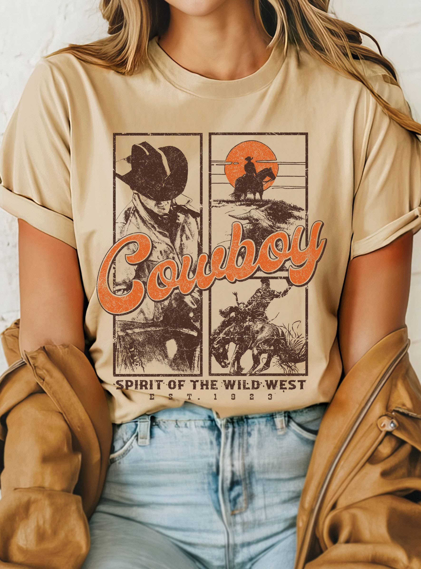 COWBOY WILD WEST GRAPHIC TSHIRTS