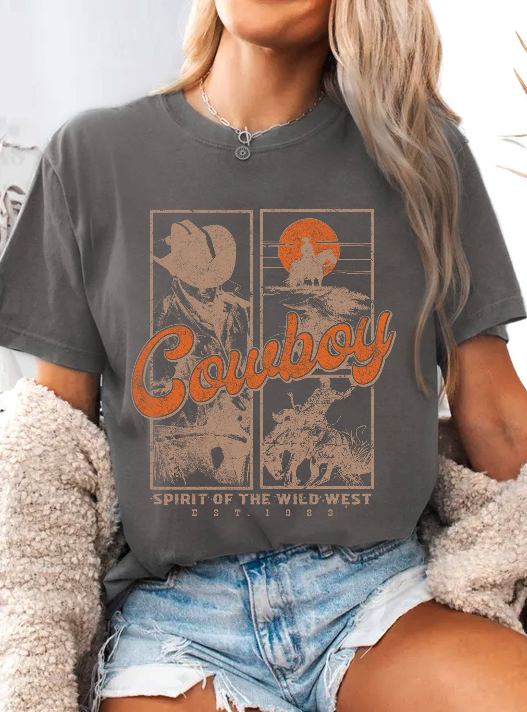 COWBOY WILD WEST GRAPHIC TSHIRTS
