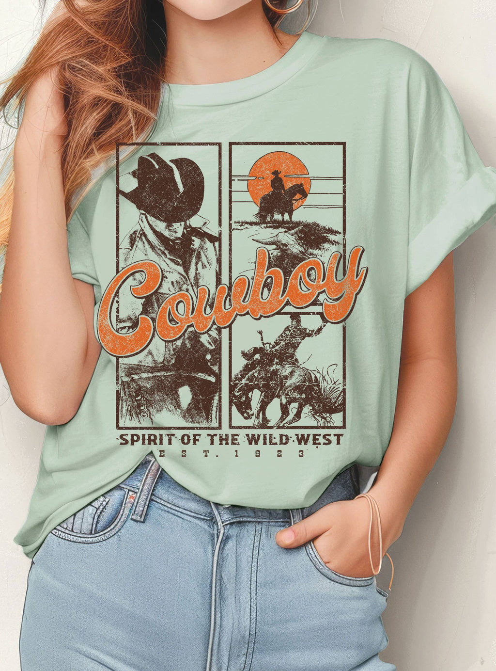 COWBOY WILD WEST GRAPHIC TSHIRTS