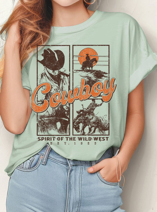 COWBOY WILD WEST GRAPHIC TSHIRTS
